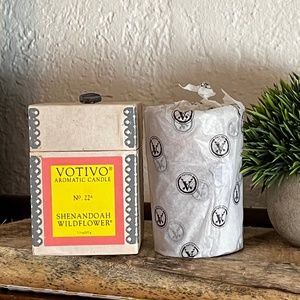 New 7.2 oz SHENANDOAH WILDFLOWER No. 22 22a Votivo Large Aromatic Candle Vintage